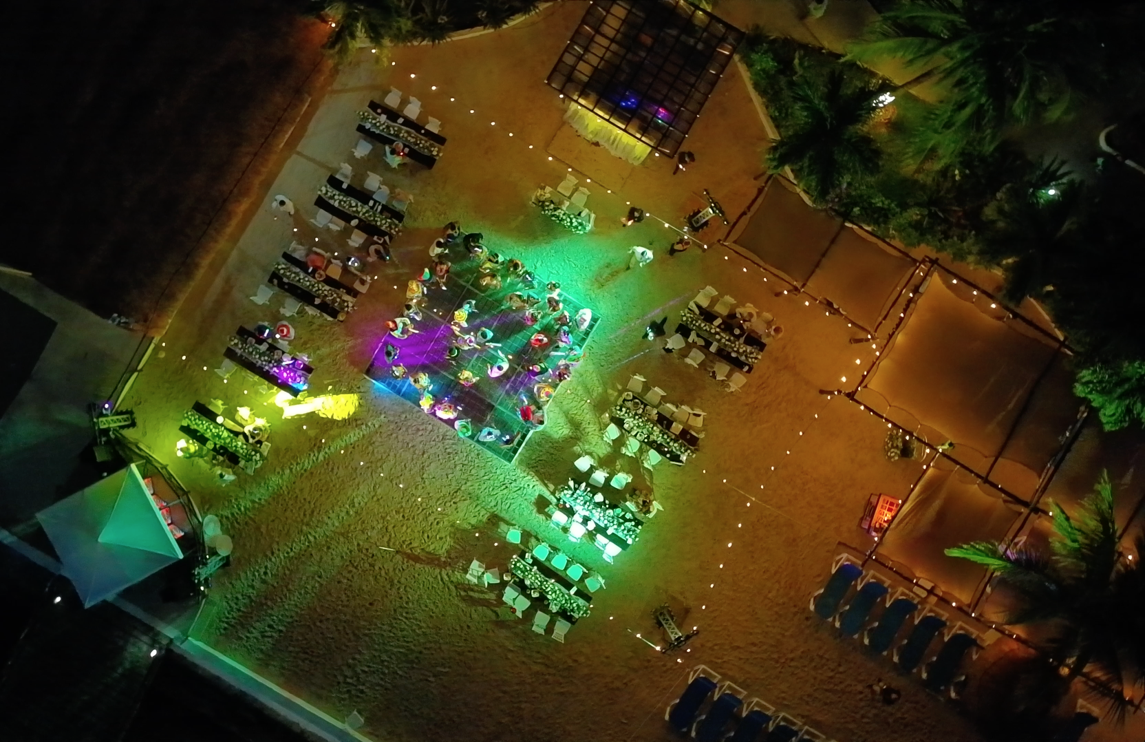 Foto aerea de boda drone 
